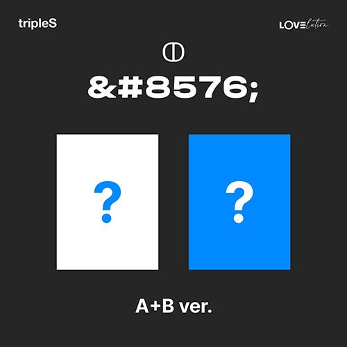 tripleS Lovelution Muhan Random Cover Incl. 66pg Booklet, Special Class Objekt, Sticker, Folded Poster CD tripleS Lovelution Muhan Random Cover Incl. 66pg Booklet, Special Class Objekt, Sticker, Folded Poster CD