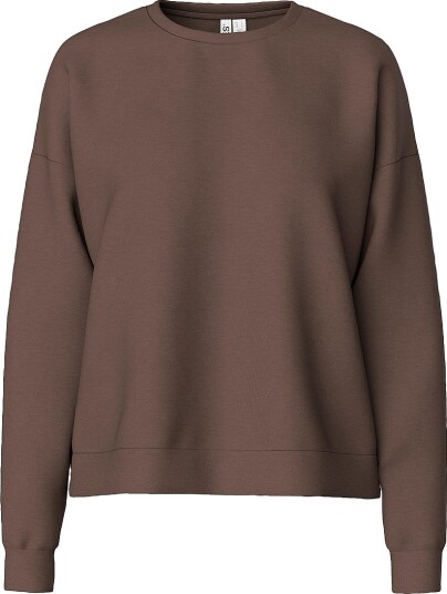 pieces Topp Pcmichelle Scuba Ls Top Swtbc Brun
