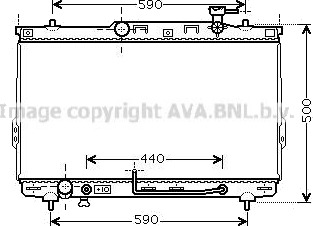 PRASCO HYA2110 Radiator motorkjøling PRASCO HYA2110 Radiator motorkjøling