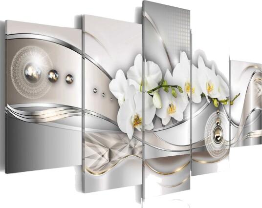 Bilde Pearl Dance Of Orchids 200x100 Artgeist sp. z o. o.