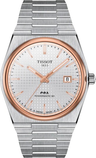 Tissot PRX Powermatic 80 T1374072103100 Herre 40 mm Analog Automatisk Safirglass Tissot PRX Powermatic 80 T1374072103100 Herre 40 mm Analog Automatisk Safirglass