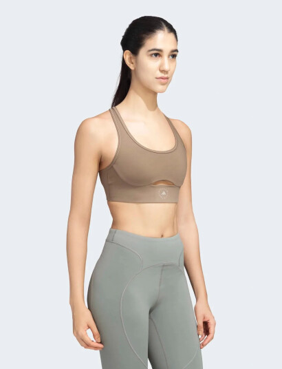 adidas by Stella McCartney Asmc Tst Bra - Beige - XS adidas by Stella McCartney Asmc Tst Bra - Beige - XS