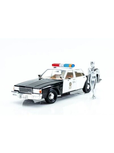 Greenlight 1/18 Artisan Collection Terminator 2 1991 1987 Cheverolet Caprice with Android