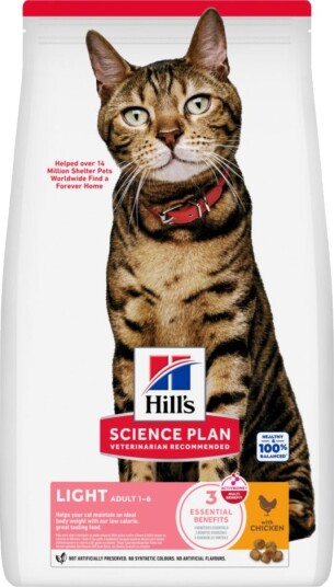 Hill'S Science Plan Adult Light Kylling 10 kg