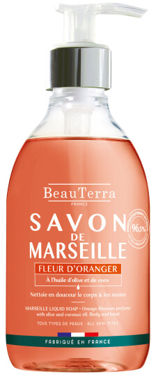 Beau Terra Marseille Liquid Soap Orange Blossom 300 ml
