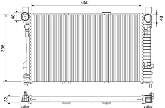 VALEO 701869 Radiator motorkjøling