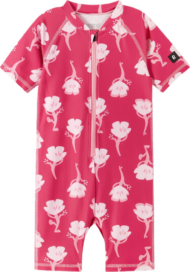 Reima Atlantti UV badedrakt med glidelås rosa str 98 1 stk Reima Atlantti UV badedrakt med glidelås rosa str 98 1 stk