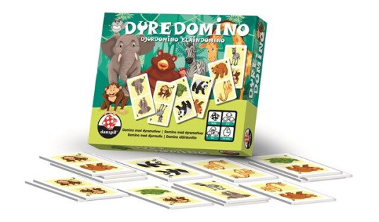 Danspil Dyredomino Barnespill for 2-4 Spillere fra 3 År