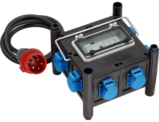Brennenstuhl Strømfordeler CEE 400V/16A - 2 m (7x230V)