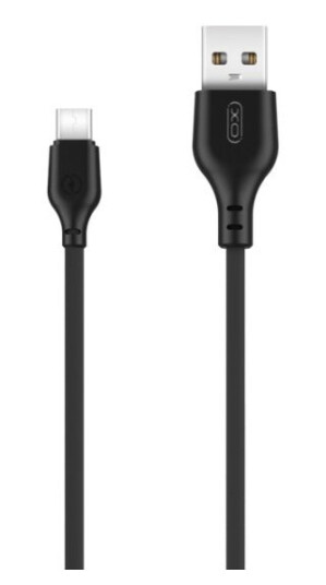 XO NB103 USB-C-kabel 2,1A 1 m Svart - Hurtiglading