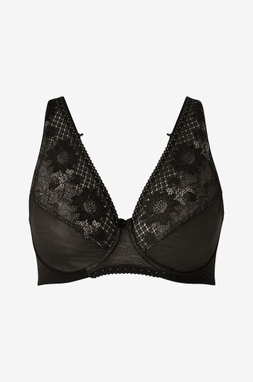 Miss Mary Of Sweden Spile BH Lace Charm Underwired Bra Svart