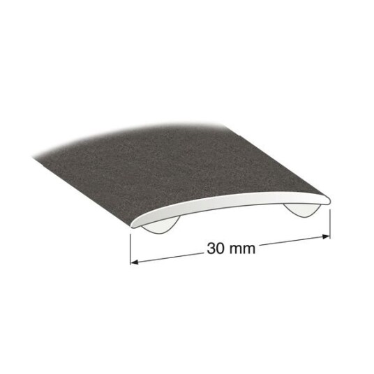 Lundbergs Skjøtelist Selvklebende Aluminium 4mm 30mm 1000mm Foliert