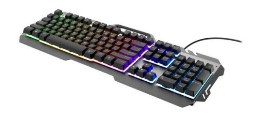 Trust GXT 853 Esca - Tastatur - Nordisk - Svart