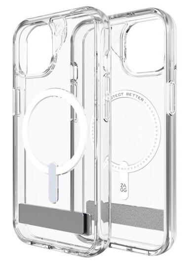 Zagg Iphone 13/iphone 14/iphone 15 Deksel Crystal Palace Snap Kickstand Clear