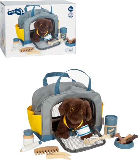 Small Foot Kjæledyrsett med Hund og Pleiesett Small Foot Kjæledyrsett med Hund og Pleiesett