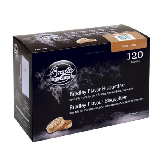 Bradley Røykebriketter av Lønn 120-pack Bradley Røykebriketter av Lønn 120-pack