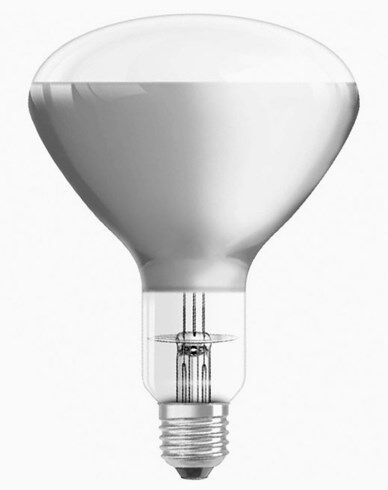 Unison Varmelampe R125 klar E27 230V 250W Unison Varmelampe R125 klar E27 230V 250W