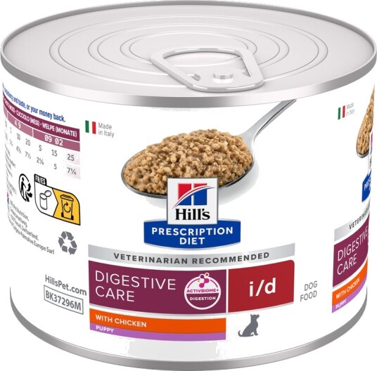 Hill'S Prescription Diet Våtfôr Puppy I D Digestive Care Kylling 12 X 200 G