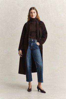 Gant Dame Frakker Brun L,