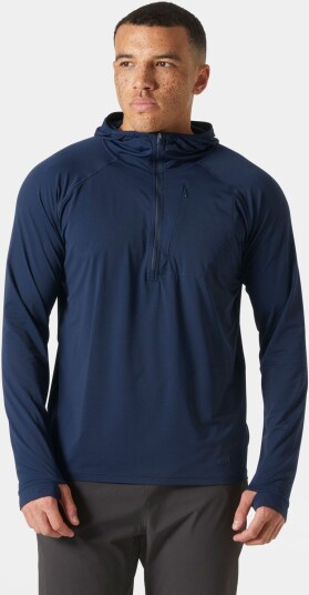 Helly Hansen Shine Solen Half zip Sun Hettegenser Herre Marineblå M