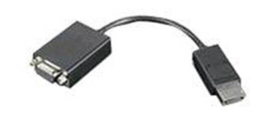 Lenovo DisplayPort til VGA Kabel 20 cm Grå