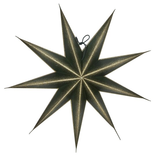 House Doctor D9 Point Stjerne Ø45cm Grønn/Champagne