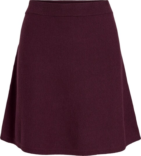 Vila Vikerry Hw Knit Skirt Noos Burgundy XL