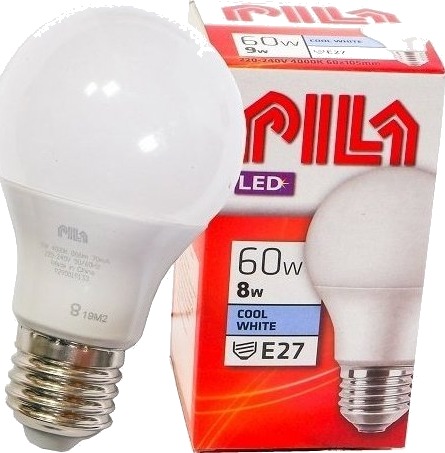 Philips Led Pære E27 Pila Led 60W A60 Cw Fr Nd 1Ct/6 929002306331 Philips Led Pære E27 Pila Led 60W A60 Cw Fr Nd 1Ct/6 929002306331