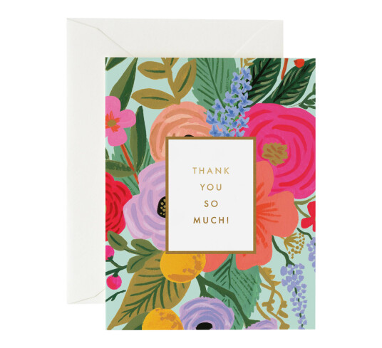 Rifle Paper Co. Kort Garden Party Thank You