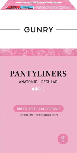 Gunry Pantyliners Anatomic