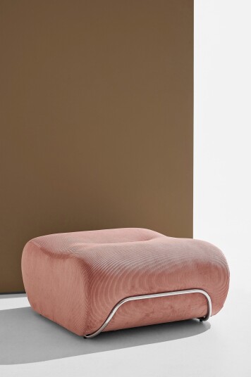 Jotex Puff MDF/Polyester/Jern/Polyeterskum Rosa kordfløyel Archie 2109274040 Jotex Puff MDF/Polyester/Jern/Polyeterskum Rosa kordfløyel Archie 2109274040