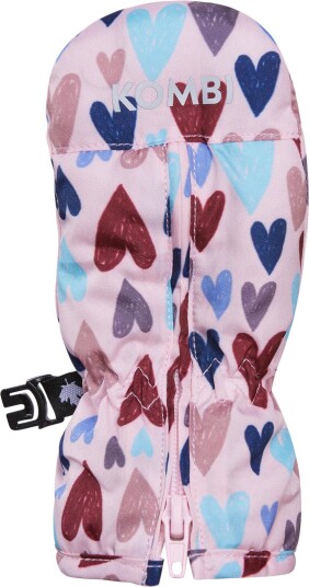 Kombi Kid's Adorable Infant Mitt Doodle Hearts 1