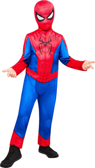 Rubies Sbn Spiderman Classic Jumpsuit Snood Red 3-4Y