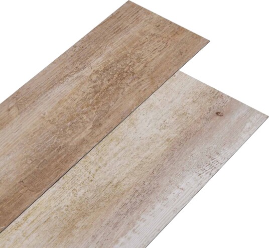 Selvheftende PVC Gulvplanker 30,5 x 61 cm 28 pcs PVC Selvheftende PVC Gulvplanker 30,5 x 61 cm 28 pcs PVC