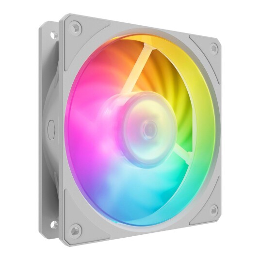 Cooler Master Mobius 120P 120mm Kabinettvifte med ARGB Hvit Cooler Master Mobius 120P 120mm Kabinettvifte med ARGB Hvit