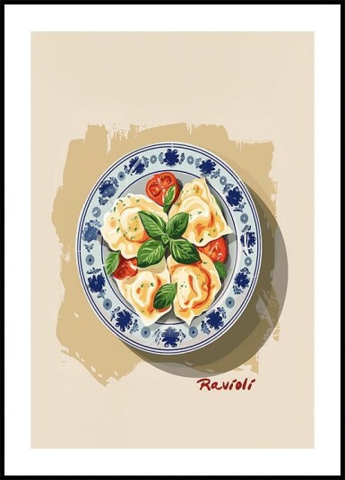 Ravioli Delight Plakat / 21x30cm