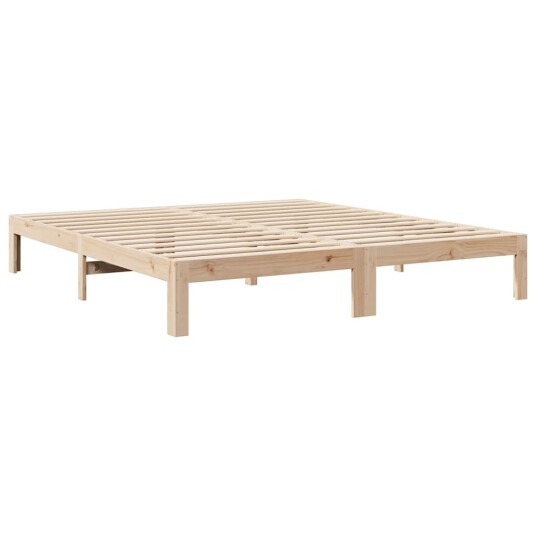 Familiesengeramme uten madrass 240x200 cm heltre furu 8721158648303