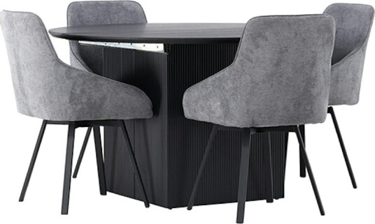 Spisegruppe Venture Home Matilda med 4 Rosie Stoler