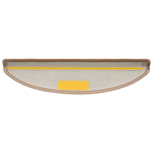 vidaXL Trappematter 10 stk 56x20 cm lysebrun vidaXL Trappematter 10 stk 56x20 cm lysebrun