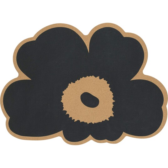 Unikko Spisebrikke Kork Charcoal
