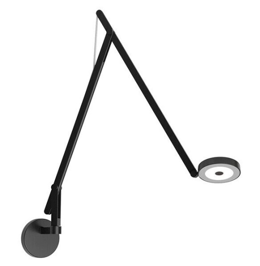 Rotaliana String W2 Vegglampe DTW Matt Black/Silver