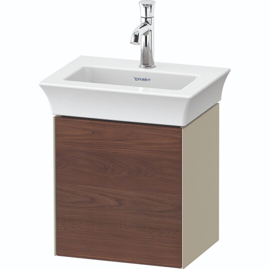 Duravit White Tulip Servantskap m/1 dør 38,4x29,8x41 cm Valnøtt/Taupe Høyglans