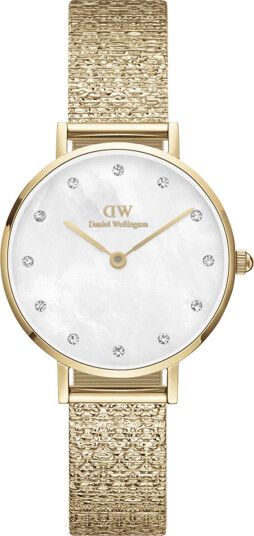 Daniel Wellington DW Klokke Petite Lumine Pressed Piano 28mm Gold