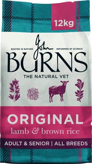 Burns Tørrfôr Adult Senior & Original & Brun Ris Sparepakke Lam 2 X 12 kg