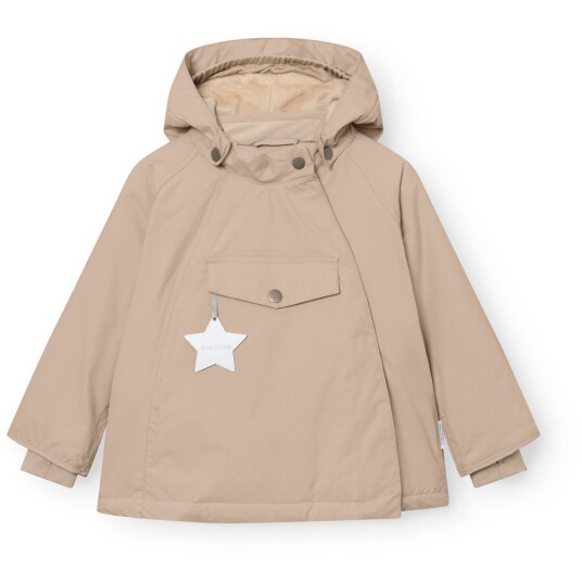 Mini A ture Savannah Tan Matwang Fleece Lined Winter Jacket. GRS 3 år/98 cm