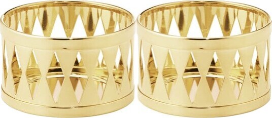 Georg Jensen 2026 Telysestaker 2 stk Gull – Dansk Design