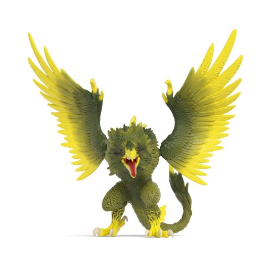 Schleich Jungle Raptor Figur med Bevegelige Vinger - Grøn