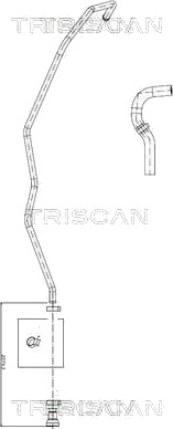 Hydraulikkslange styring TRISCAN 8516 16031 Hydraulikkslange styring TRISCAN 8516 16031