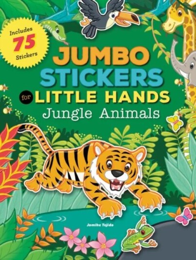 Jumbo Stickers for Little Hands: Jungle Animals av Jomike Tejido
