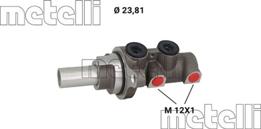 METELLI 05-1287 Hovedbremsesylinder METELLI 05-1287 Hovedbremsesylinder